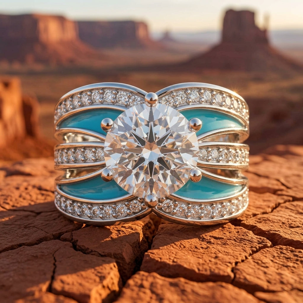 Intersect Radiance Ring - Moissanite