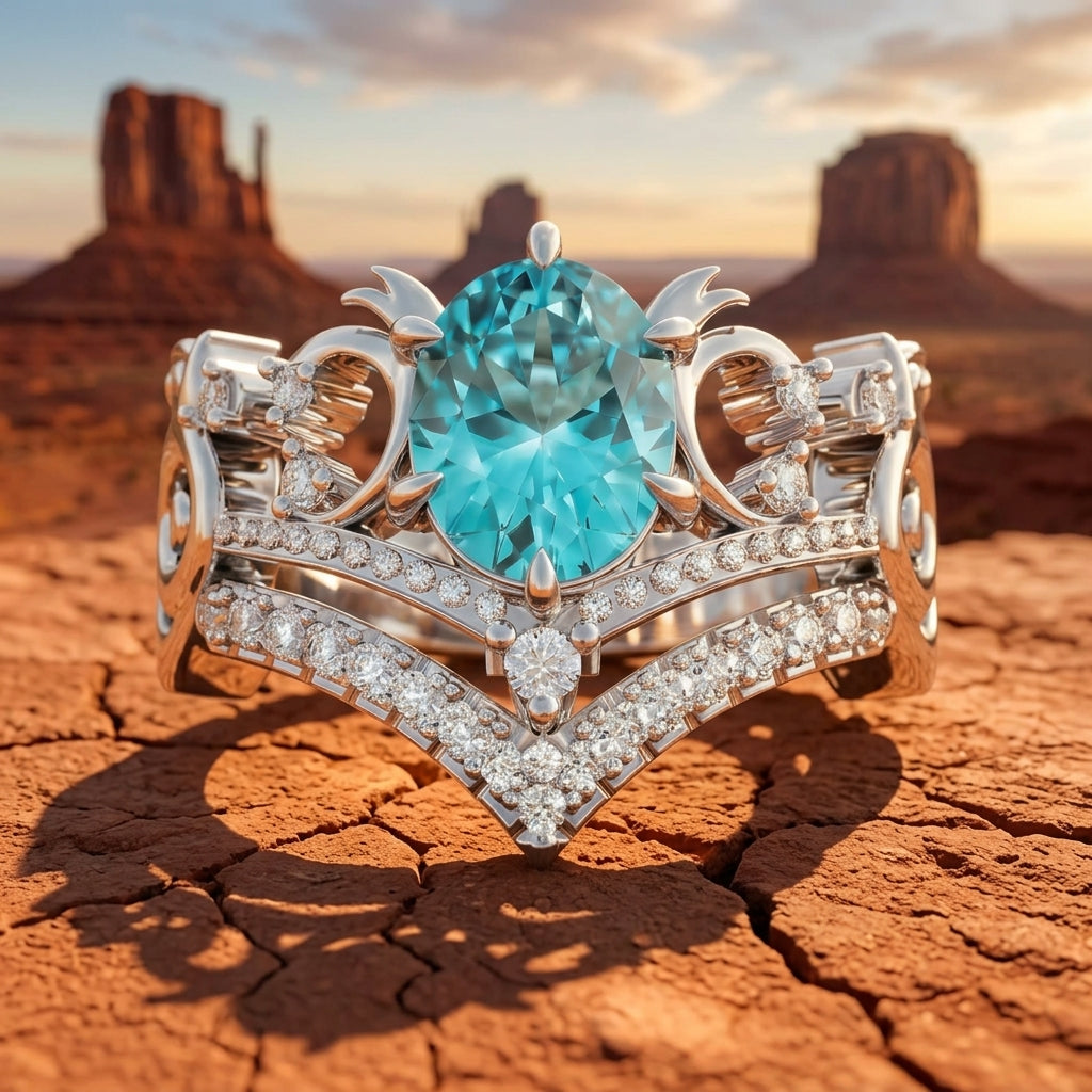 Seaborn Majesty Ring - Aquamarine