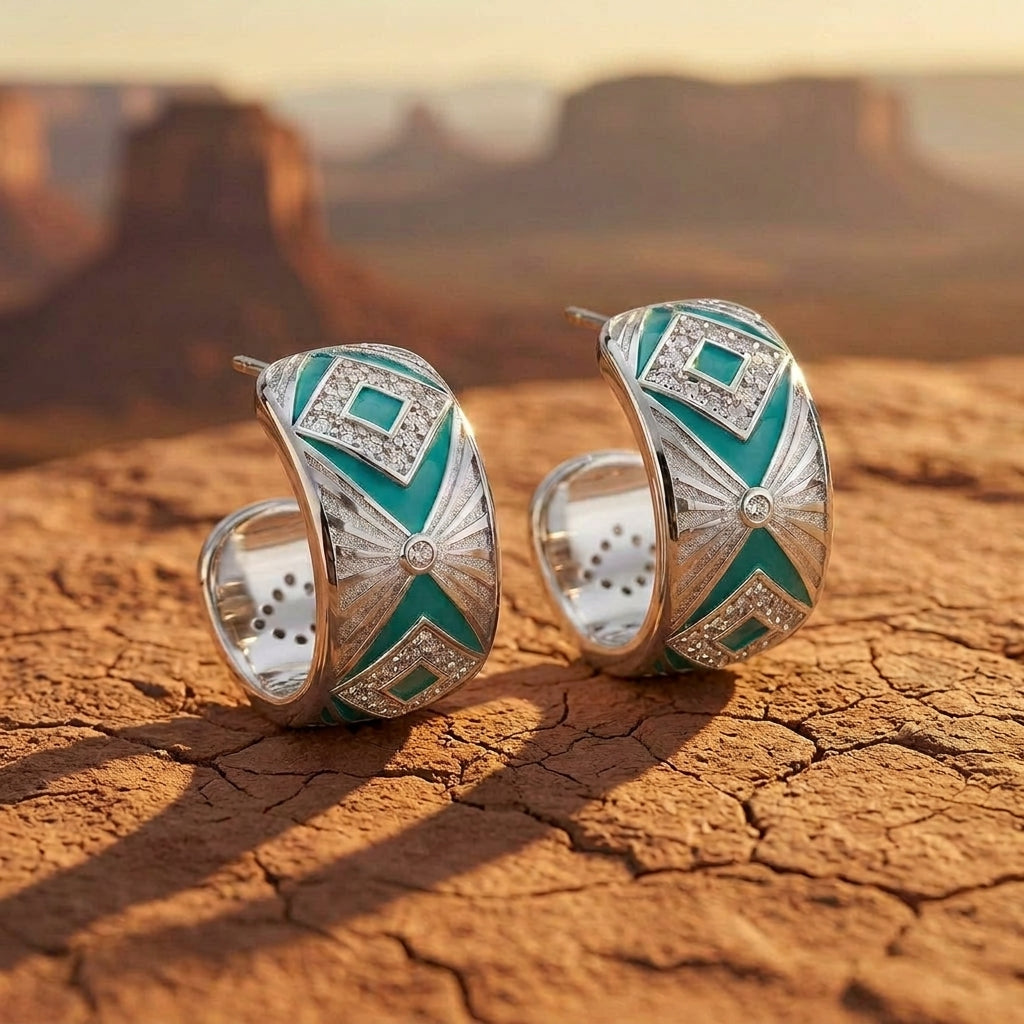 Cowgirl Legend Earrings - Turquoise