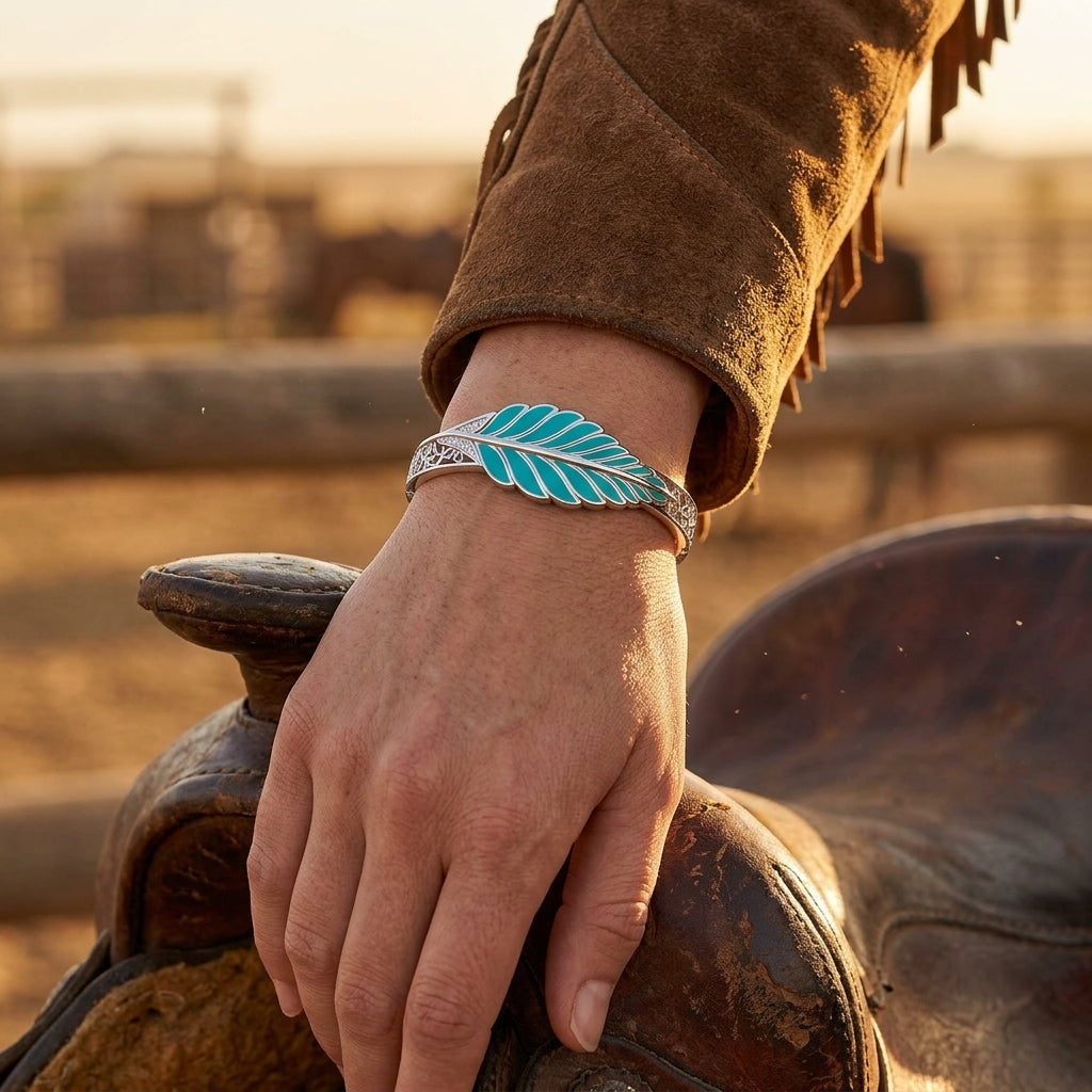 Mesa Quill Bracelet - Turquoise
