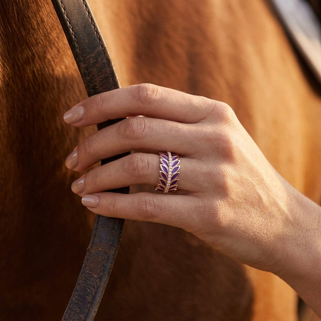 Eternal Spring Ring - Purple