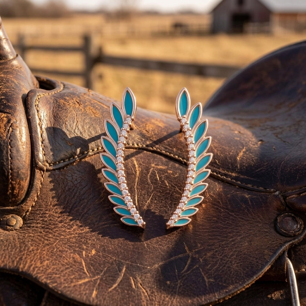 Eternal Spring Earrings - Turquoise