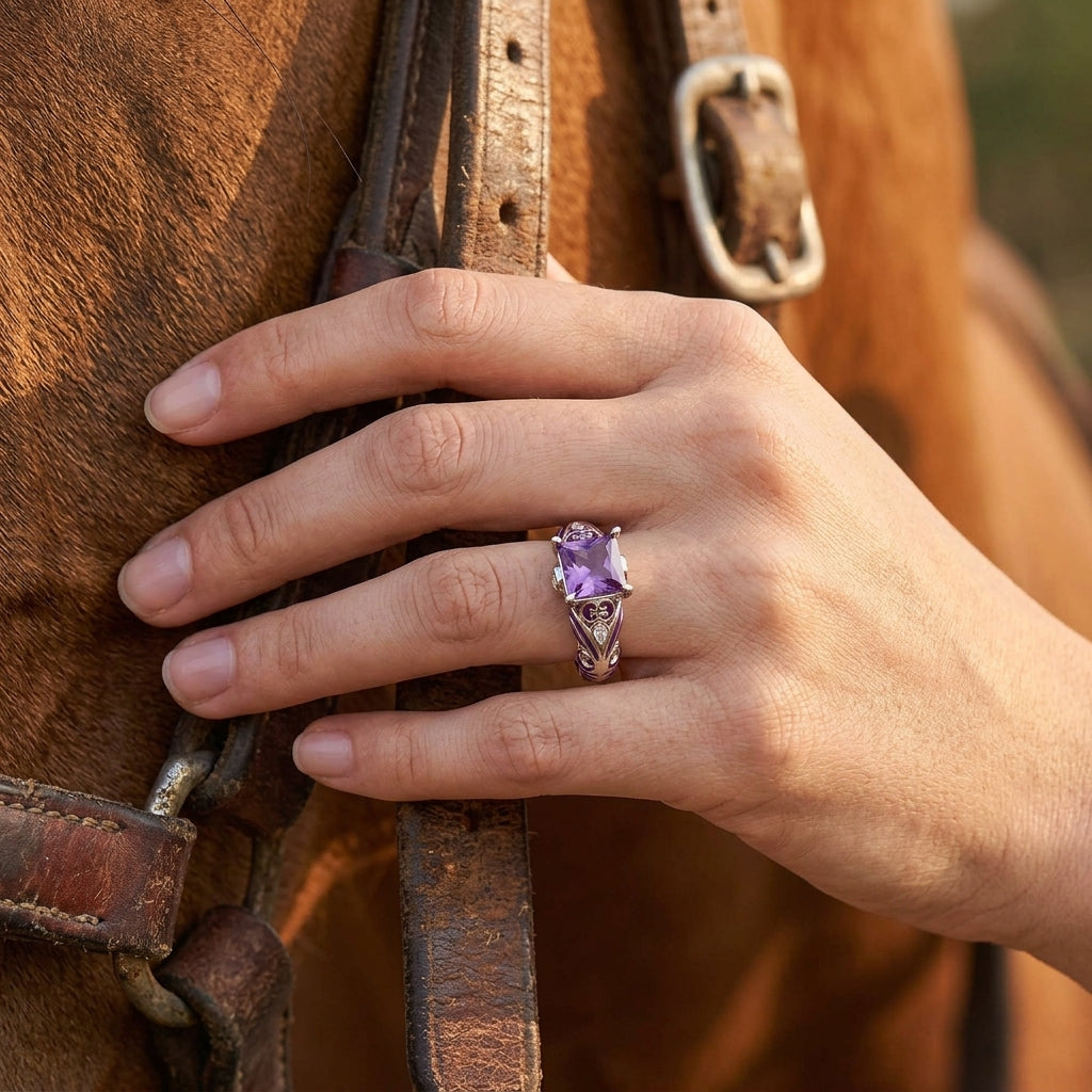 Rosemary's Loyalty Ring - Amethyst