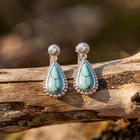 Desert Teardrop Earrings - Turquoise