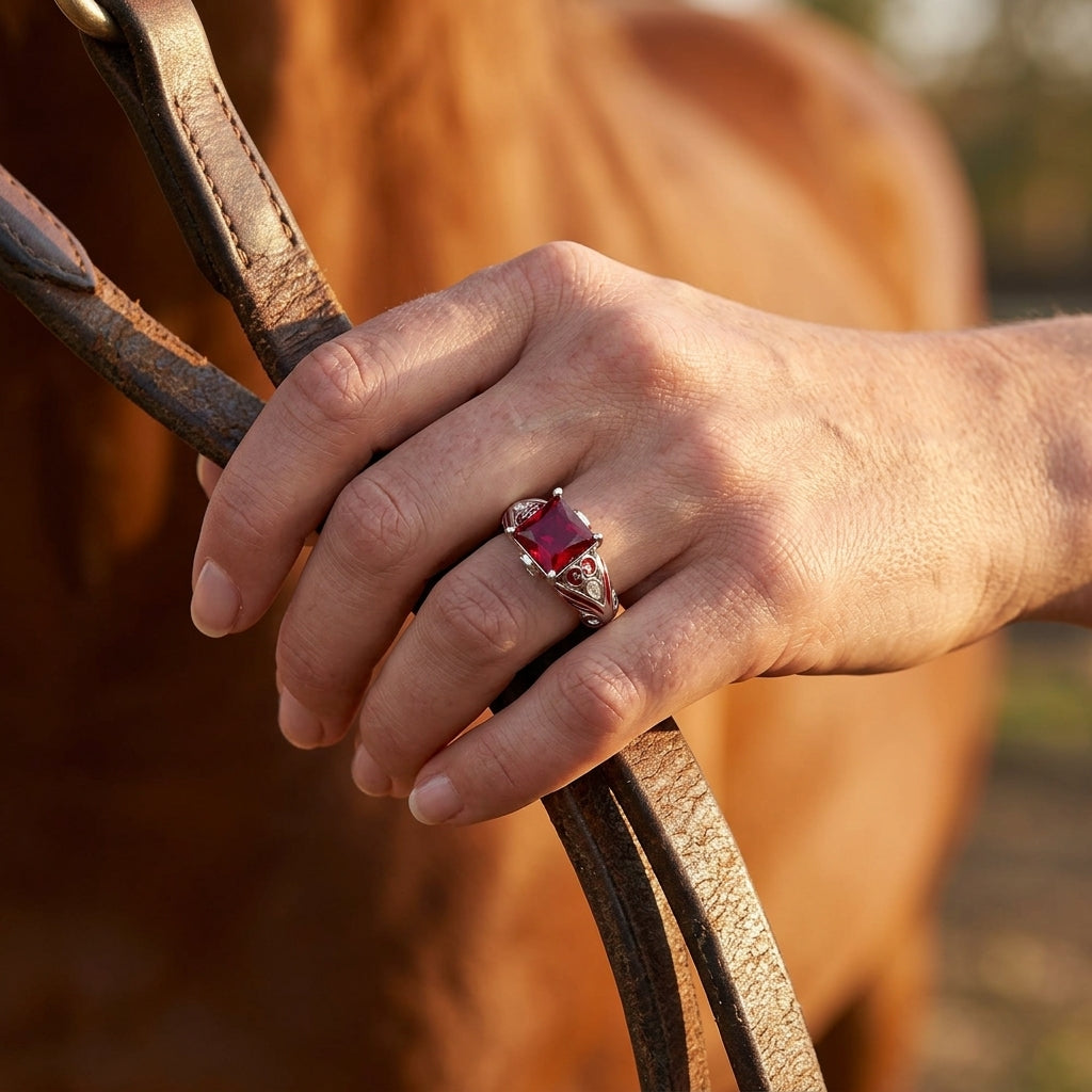 Rosemary's Loyalty Ring - Ruby