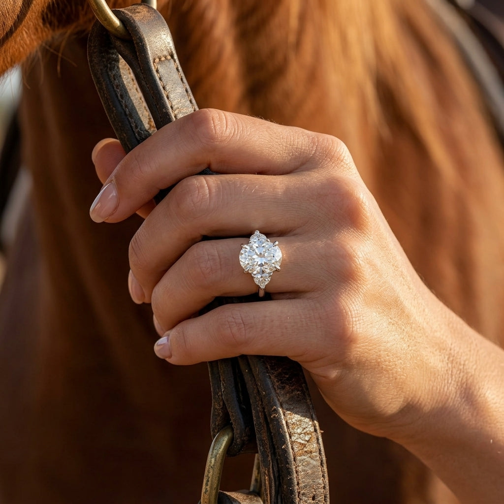 Ethereal Glacier Ring - Moissanite
