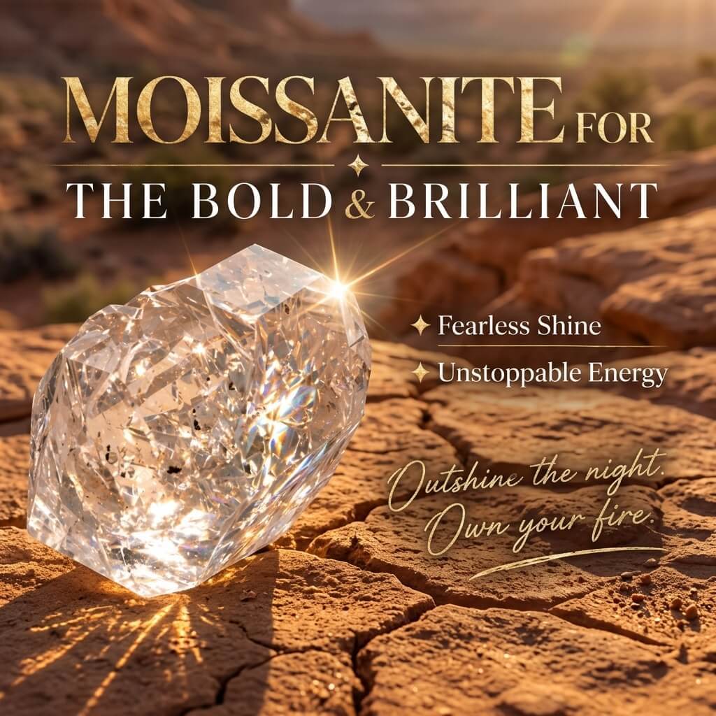 Intertwined Blooming Bud Ring - Moissanite