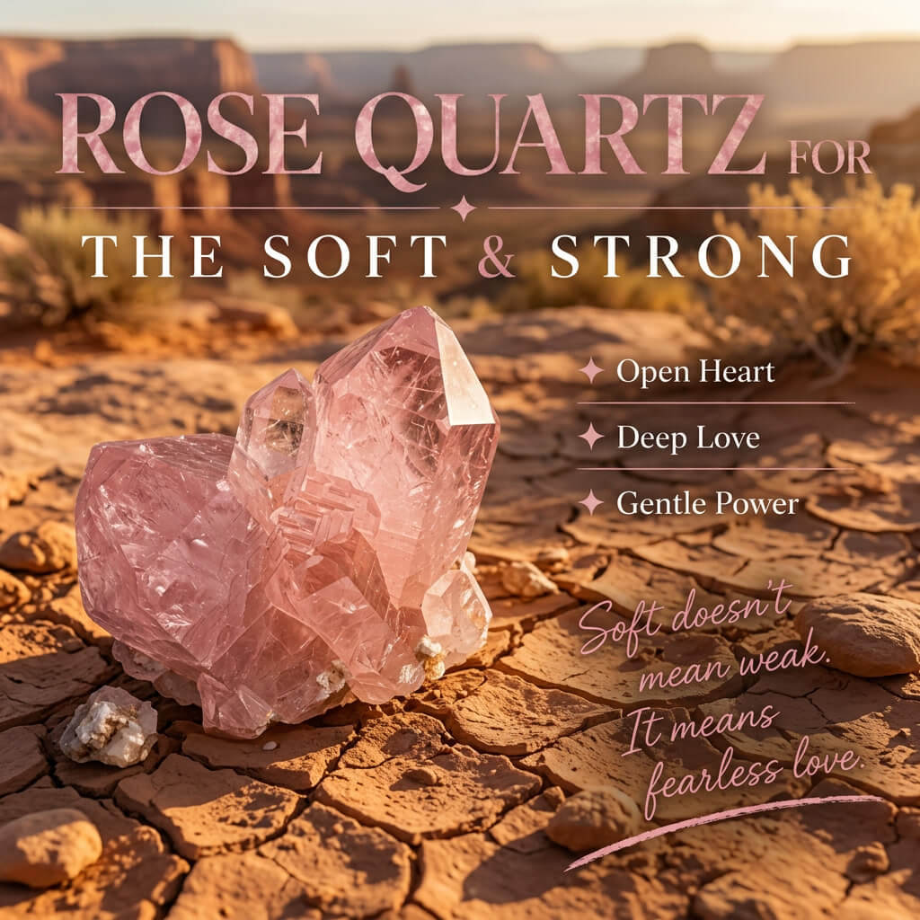 Arrow's Path Ring - Rose Quartz