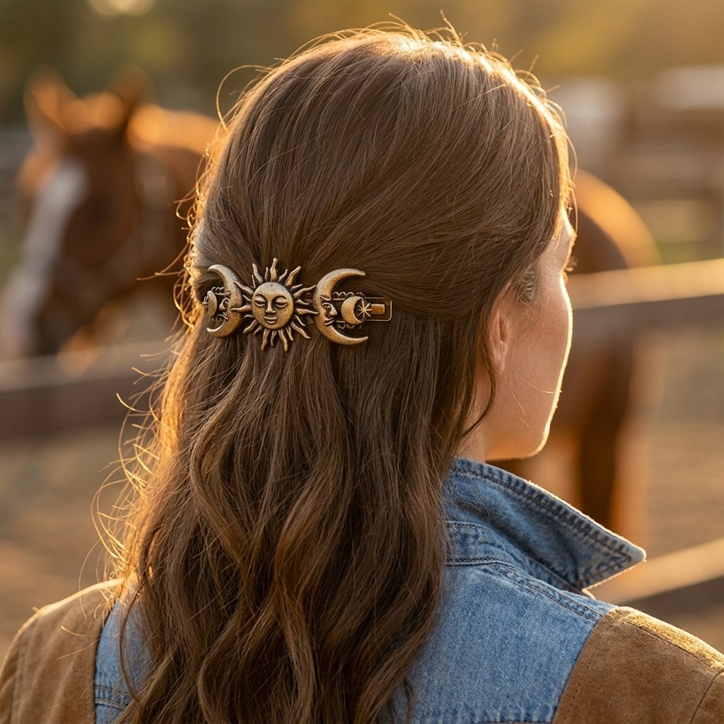 Vintage Gold Tortoiseshell Claw Hair Clip