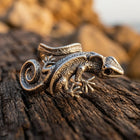 Vintage Gold Lizard Animal Ring