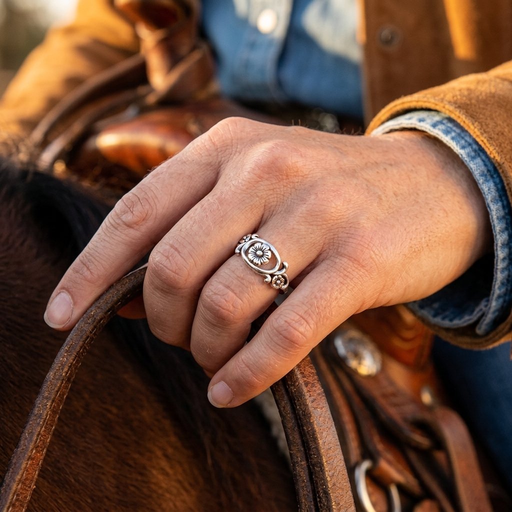 Vintage Gold Filigree Flower Ring