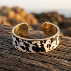 Gold Calf Hair Bracelet