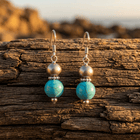 Silver Crystal Stud Earrings