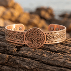 Copper Magnetic Tree Of Life Bracelet