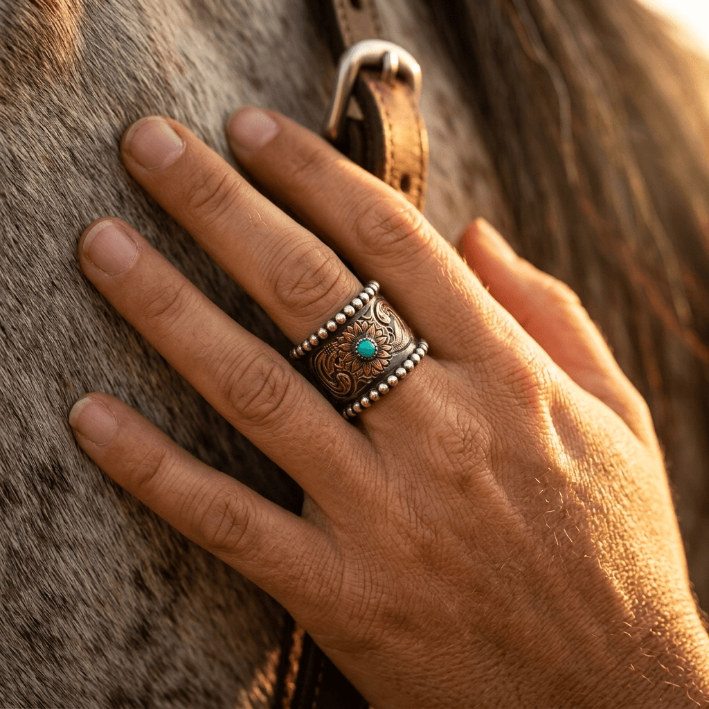 Vintage Fashion Gold Tone Statement Ring