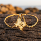 Gold Texas Star Pendant Necklace