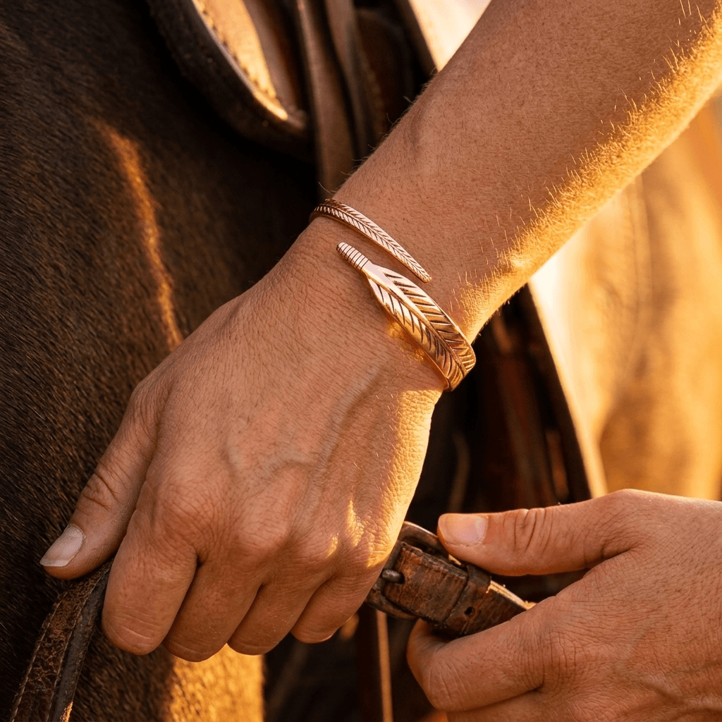 Purple Copper Twisted Cuff Bracelet