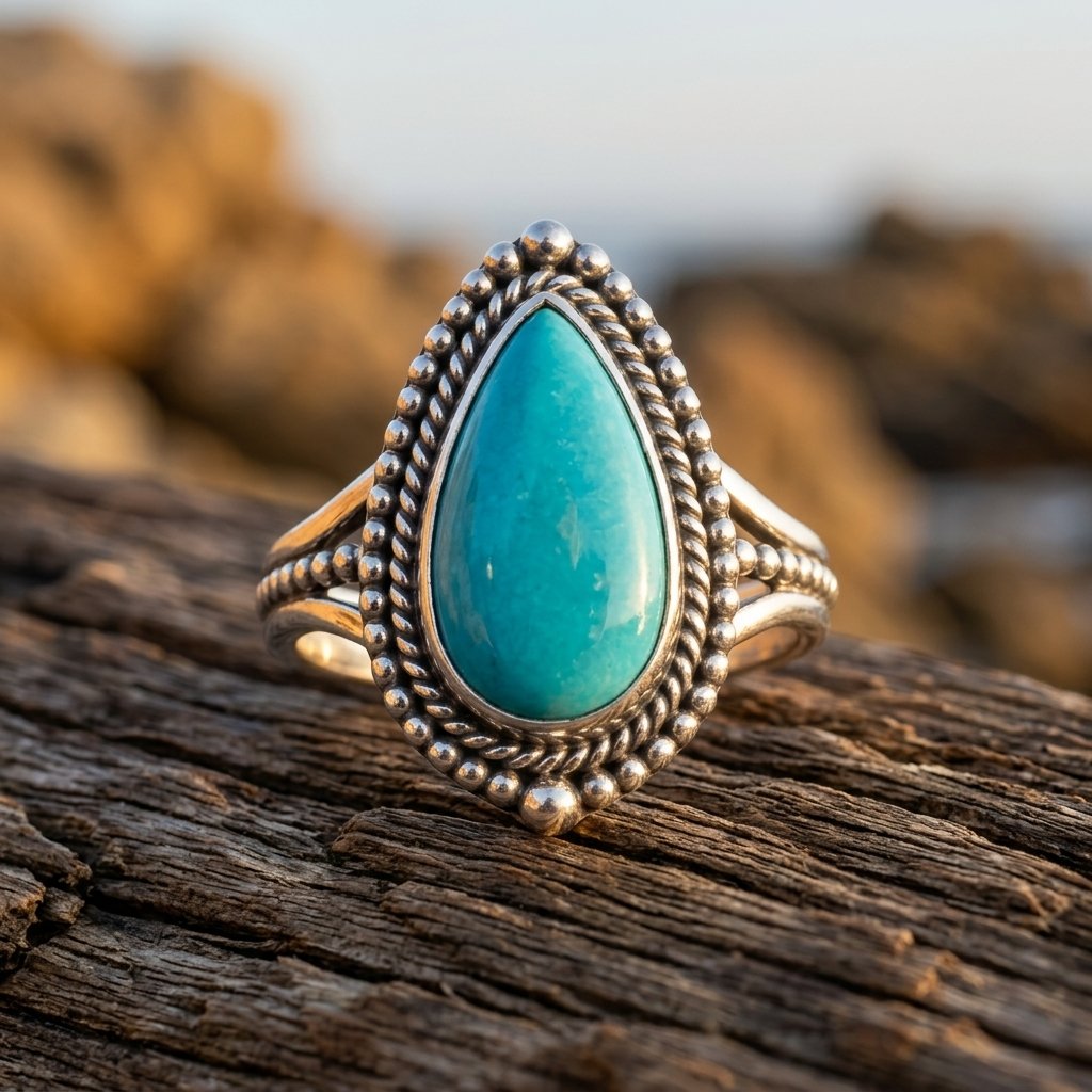 Polished Silver Wavy Sculptural Ring