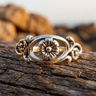 Vintage Gold Filigree Flower Ring