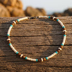 Boho Coconut Shell Turquoise Beaded Necklace