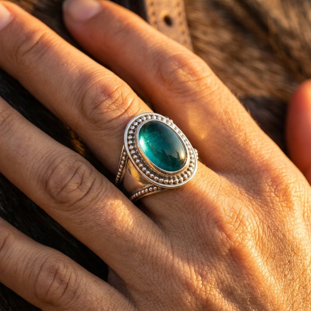 Retro Bohemian Sun Gold Copper Ring