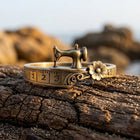 Vintage Brass Sewing Machine Ruler Ring