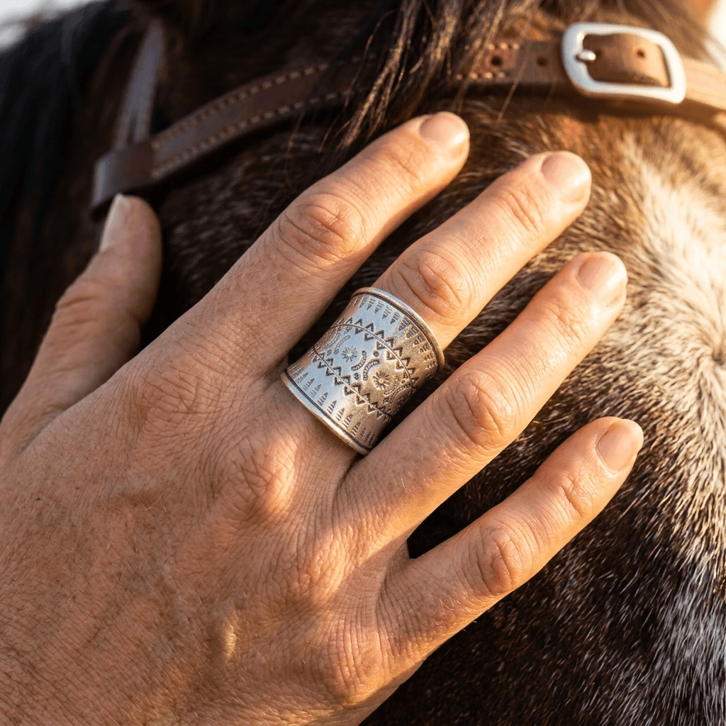 Bohemian Vintage Adjustable Statement Ring