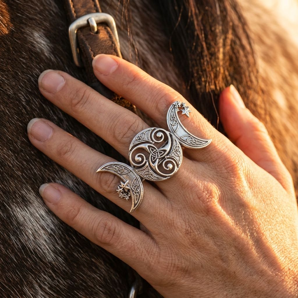 Celtic Bronze Filigree Spiral Ring