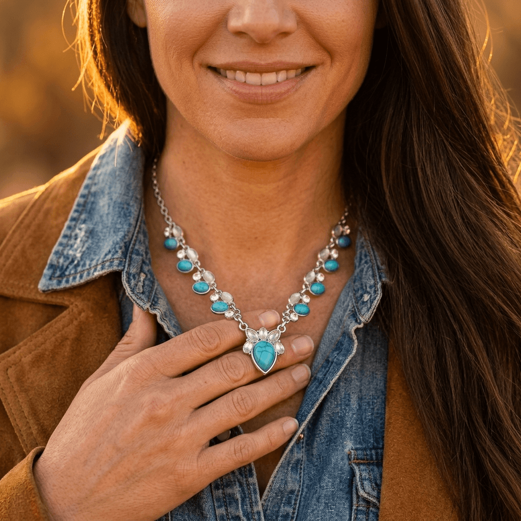 Country Queen Gold Chain Necklace