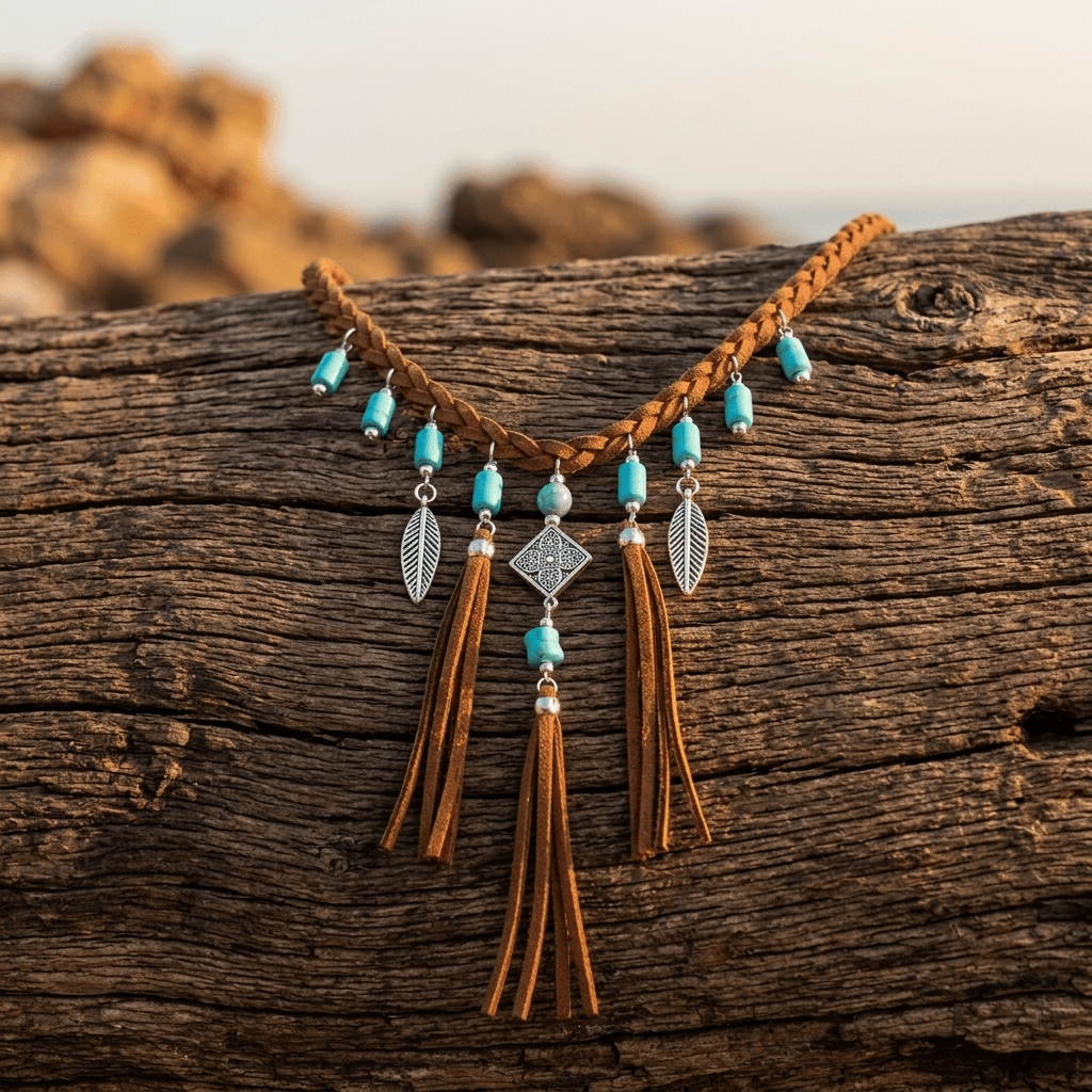 Layered Mesa Gold Statement Necklace