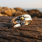 Vintage Copper Gold Pointed Star Ring
