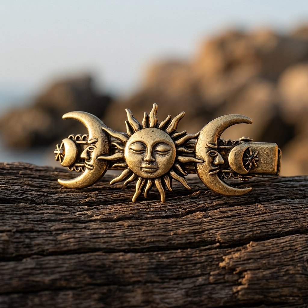 Vintage Gold Tortoiseshell Claw Hair Clip