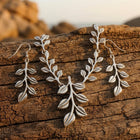 Vintage Gold Leaf Design Jewelry Set