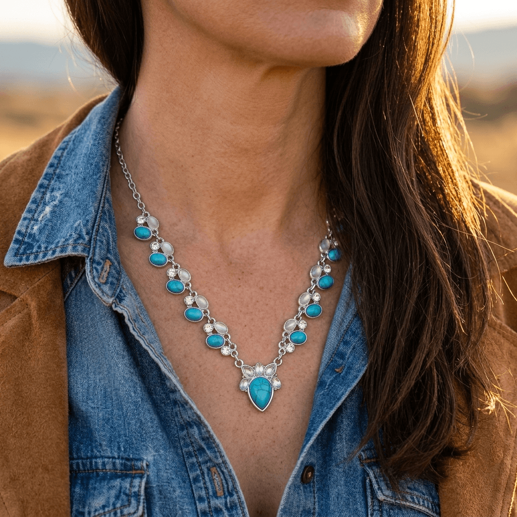 Country Queen Gold Chain Necklace