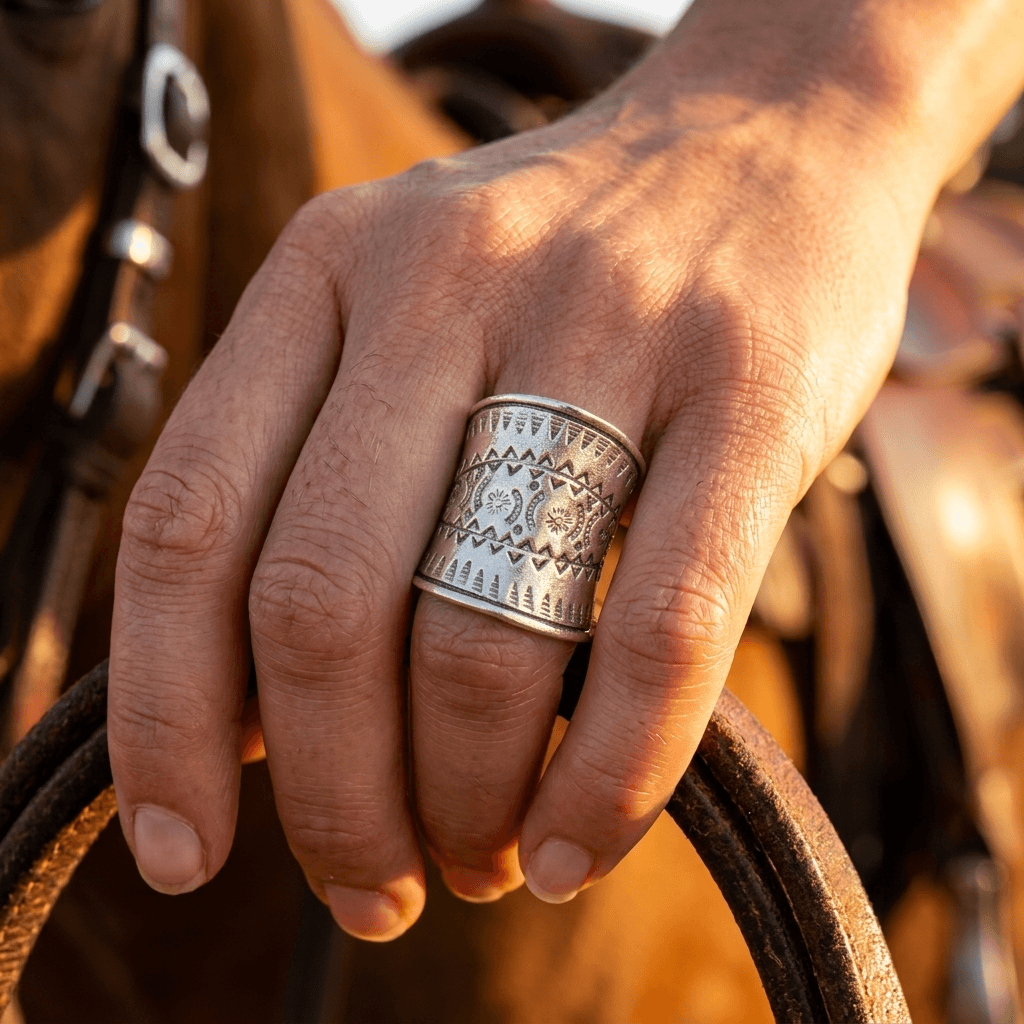 Bohemian Vintage Adjustable Statement Ring