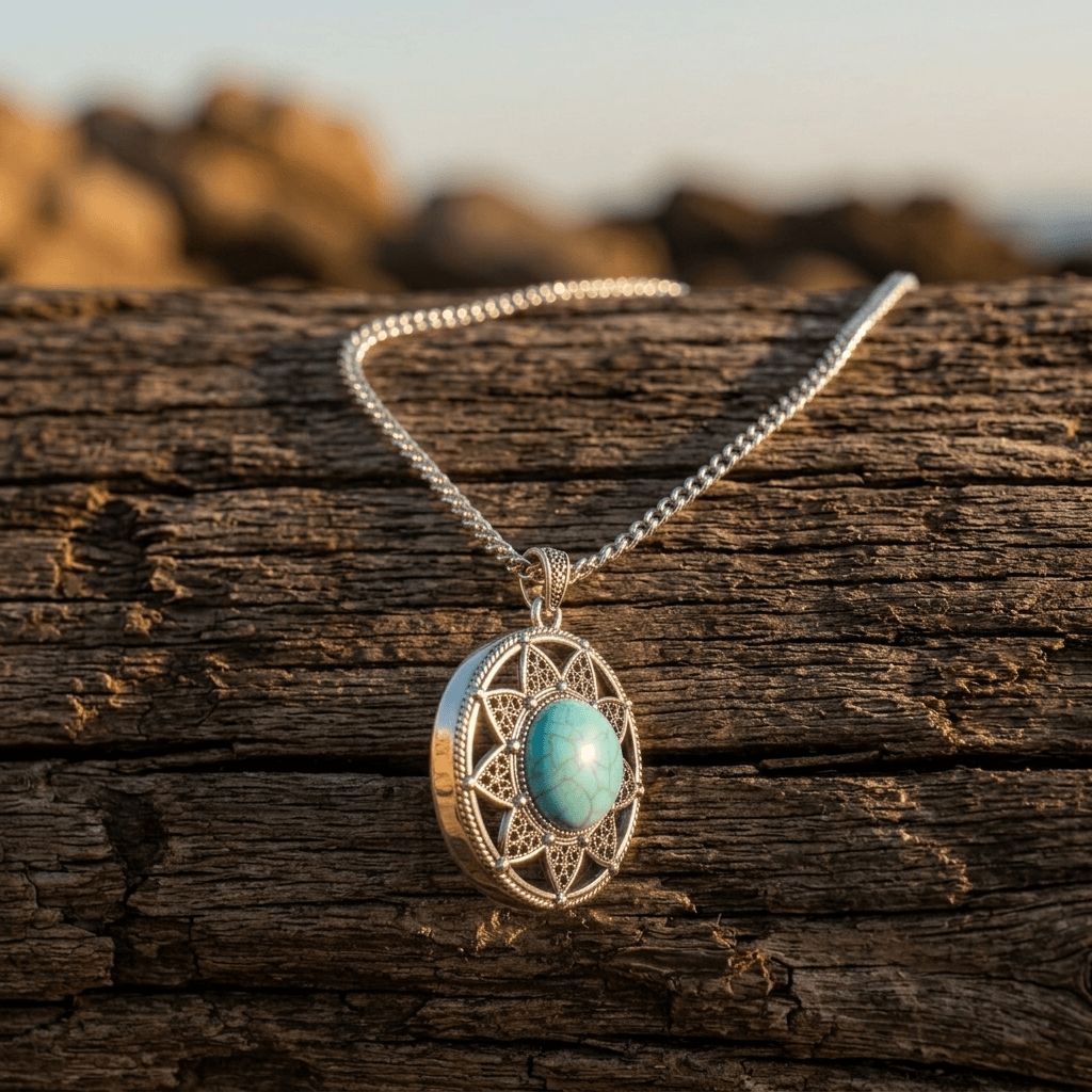 Dream Catcher Silver Pendant Necklace