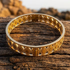 Gold Plated Stainless Steel Filigree Bracelet