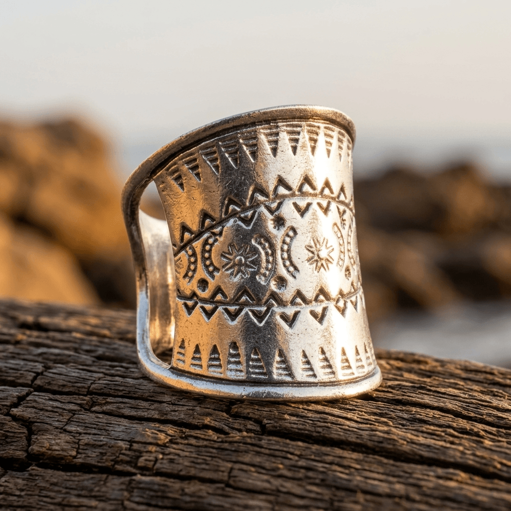 Bohemian Vintage Adjustable Statement Ring
