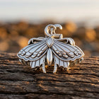 Vintage Gold Moon Alloy Spring Hair Clip