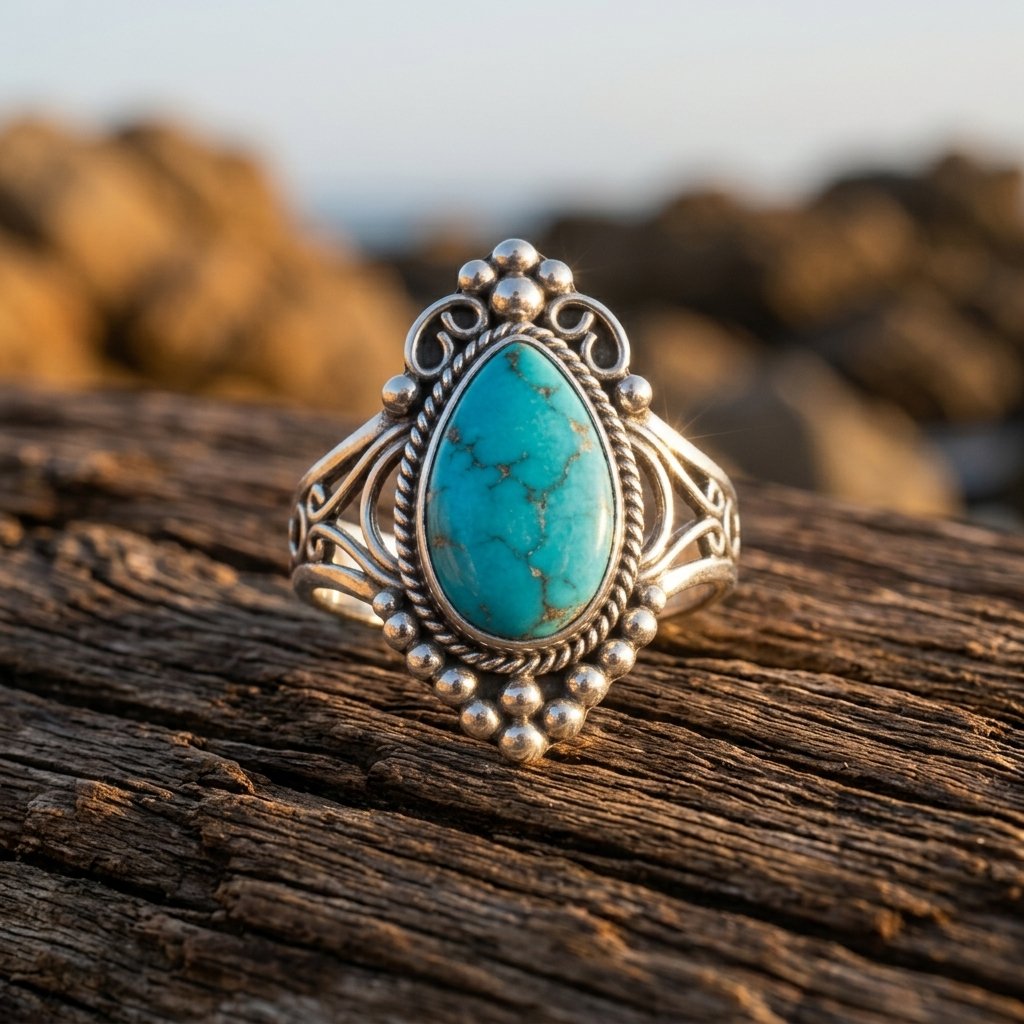 Vintage Silver Filigree Cubic Zirconia Ring