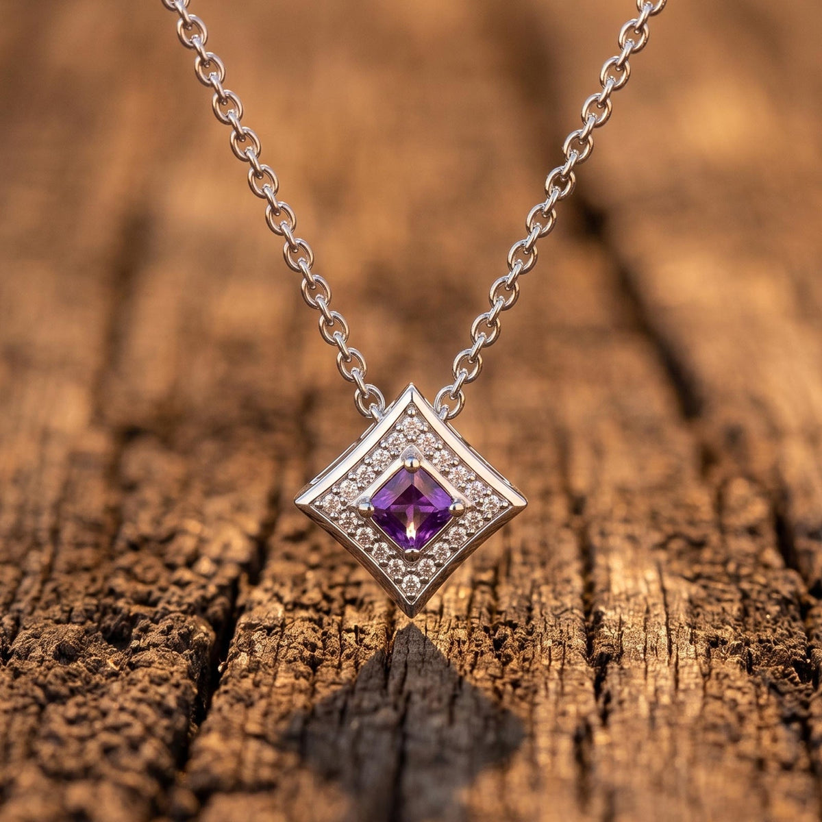 Soulful Waters Necklace - Amethyst